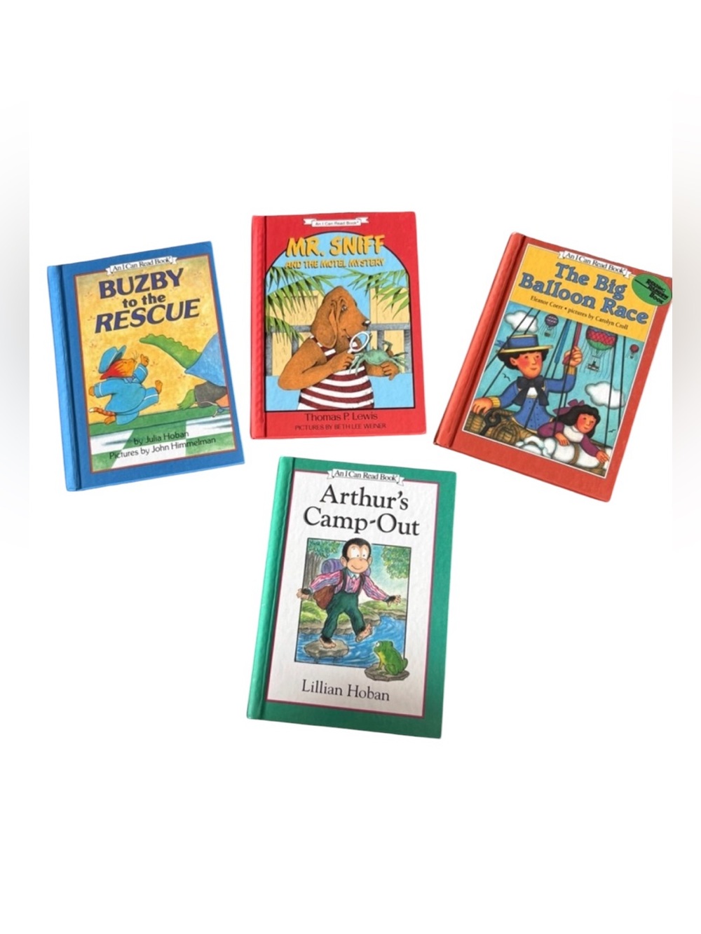 VINTAGE "I Can Read" Hardcover Book Bundle 3 First Editions + 1 Modern Reprint